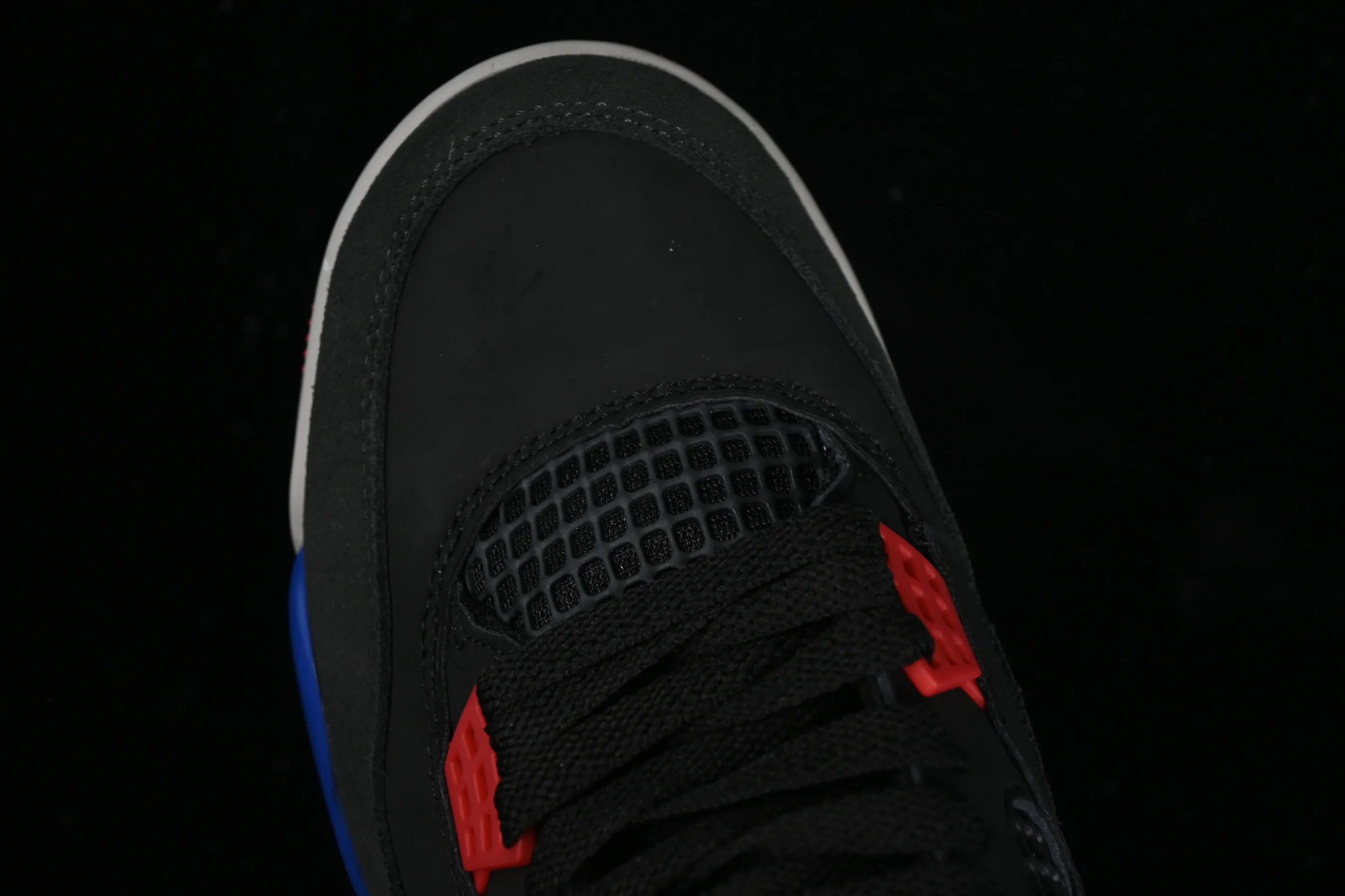 All categories Air Jordan Jordan series basketball shoes Air Jordan 4 Air Jordan 4 Retro "Lase" AJ4 Joe 4 black gray blue color FV5029-003